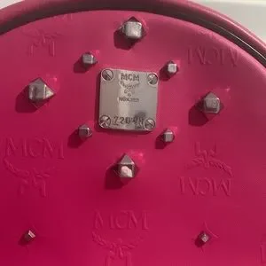 MCM Odeon Studded Small Backpack Beetroot Pink MCM | Bags | Mcm Odeon Studded Small Backpack Beetroot Pink  main image 2